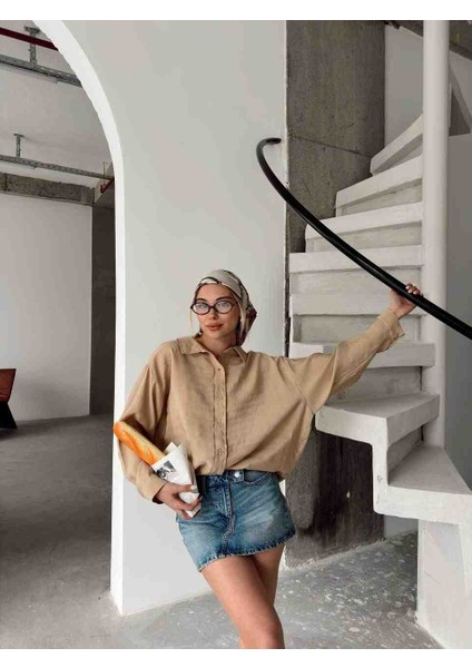 Oversize Kadın Gömlek