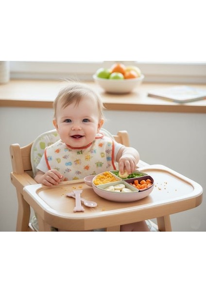 Bebek&çocuk Mama Tabağı Seti- 7 Parça
