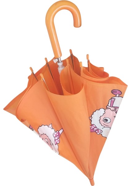 Rubanis Turuncu Çocuk Şemsiyesi 4 - 9 Yaş