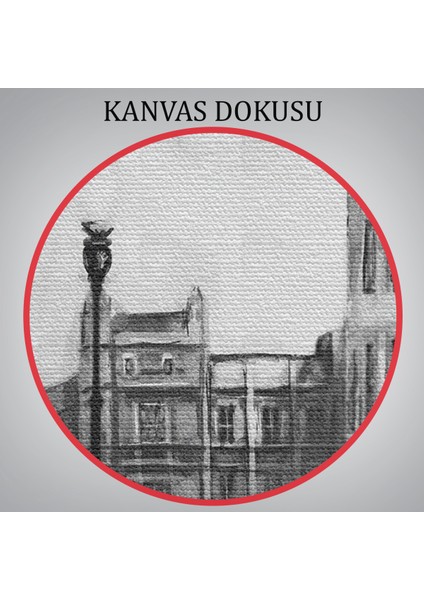 Ingiltere Londra Yağlıboya Görünüm Dekoratif TABLO-3543