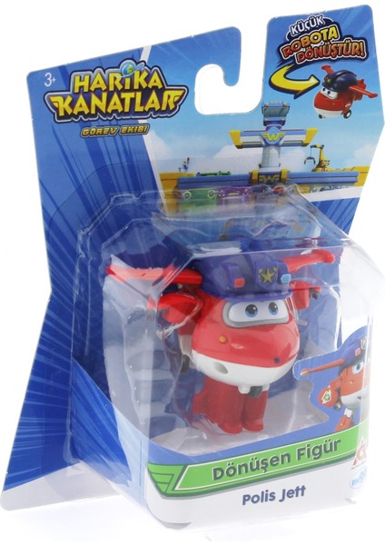 Harika Kanatlar Dönüşen Tekli Figür Polis Jett indirimleri