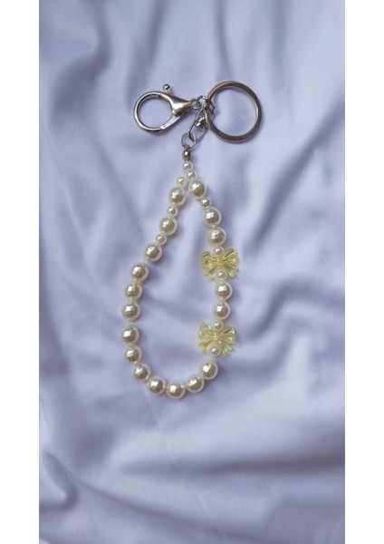 Inci Detaylı & Renkli Fiyonk Charm Anahtarlık Çanta Süsü fiyatları