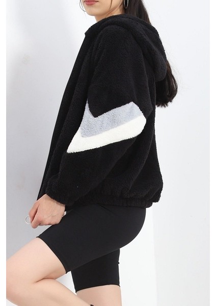 Peluş Ceket Siyah - 12348.701.