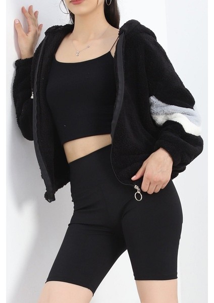 Peluş Ceket Siyah - 12348.701. fırsatları