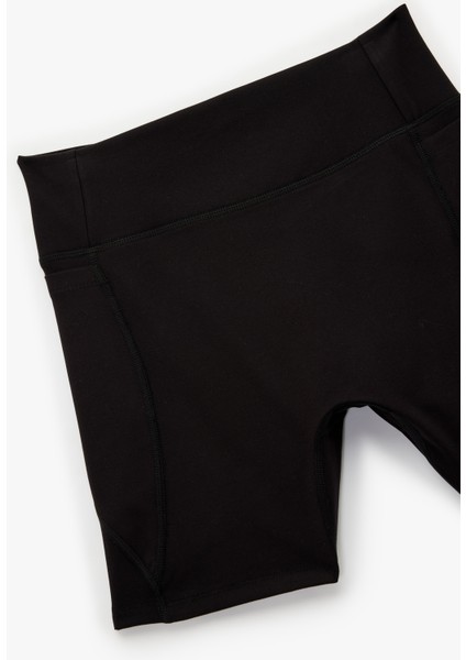 Yüksek Bel Interlok Cep Detaylı Spor Biker Tayt modelleri