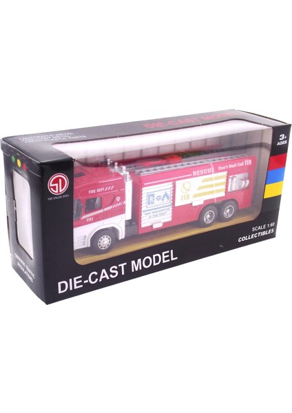Die Cast Model Çek Bırak Merdivenli Itfaiye Kamyonu fırsatları