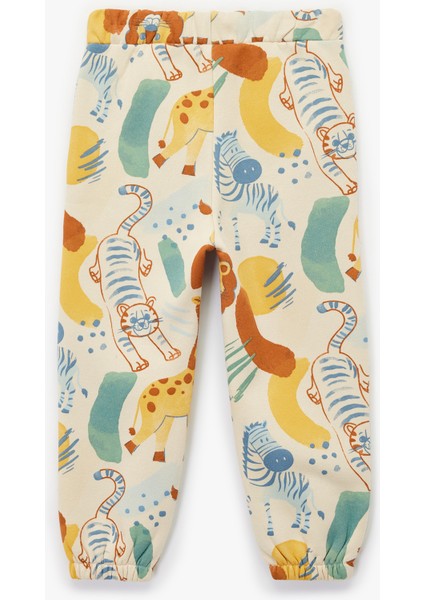 Şardonlu Hayvanlar Baskılı Jogger Eşofman Altı fiyatları