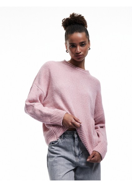 Uzun Kollu Bisiklet Yaka Basic Triko Kazak fiyatları