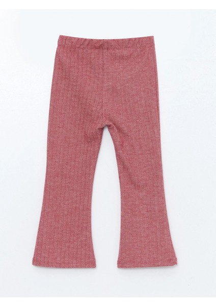 Lcw Kids Bej Bisiklet Yaka Uzun Kollu Nakışlı Kız Çocuk Sweatshirt ve Tayt 2'li Takım indirimleri