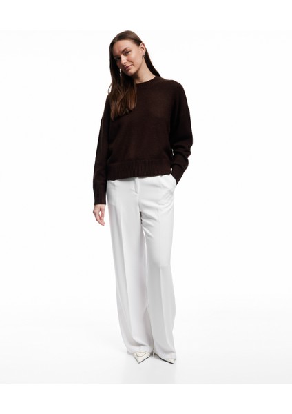 Uzun Kollu Bisiklet Yaka Triko Basic Kazak fiyatları