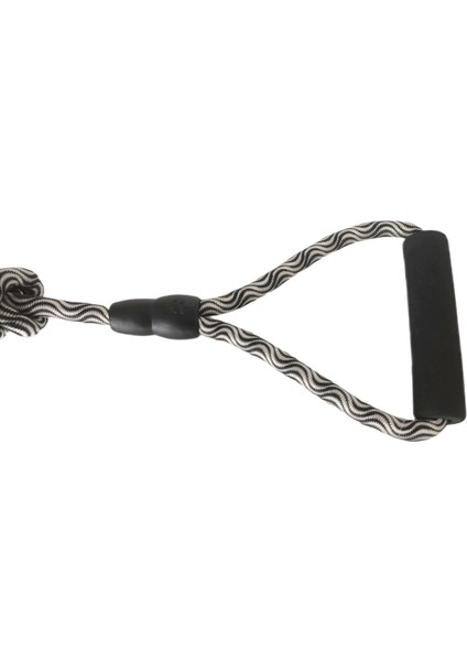 Köpek Göğüs Tasma Seti Dalga Desenli 2.5 Cm*50-72 cm Siyah-Beyaz