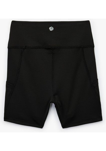 Yüksek Bel Dikiş Detaylı Cepli Biker Spor Tayt fiyatları