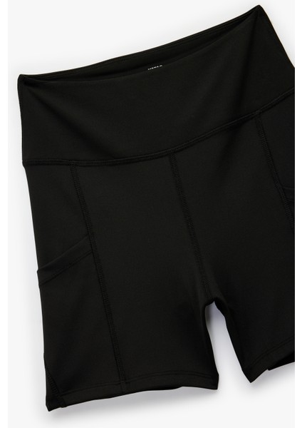 Yüksek Bel Dikiş Detaylı Cepli Biker Spor Tayt modelleri