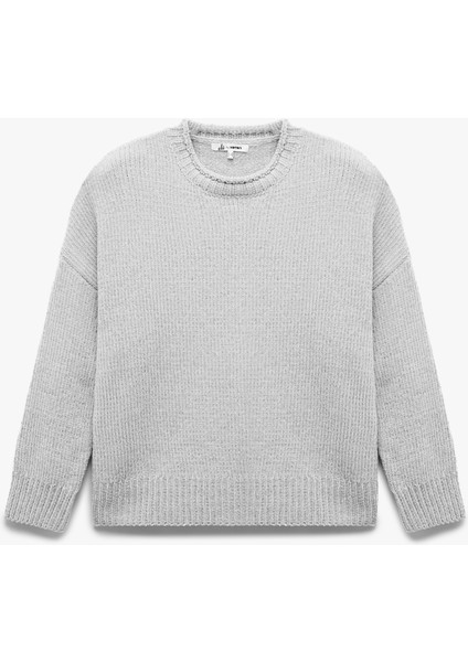 Uzun Kollu Bisiklet Yaka Basic Triko Kazak modelleri