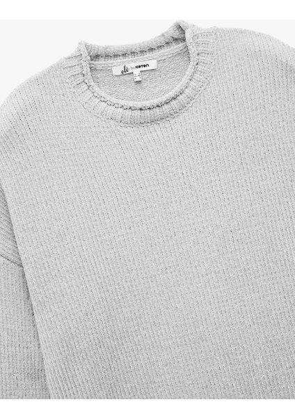 Uzun Kollu Bisiklet Yaka Basic Triko Kazak indirimleri