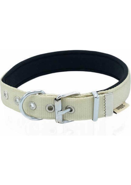 Doggie Softlu Köpek Boyun Tasması 3 cm 42 Cm-50 cm Haki