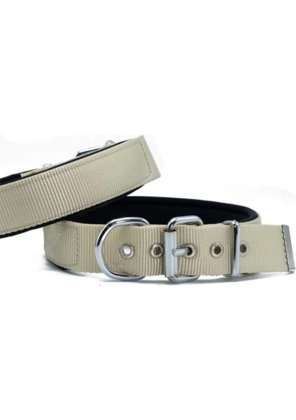 Doggie Softlu Köpek Boyun Tasması 3 cm 42 Cm-50 cm Haki modelleri