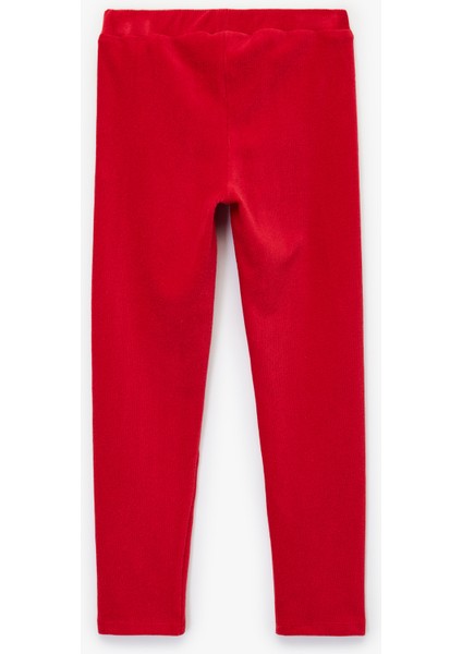 Beli Lastikli Yüksek Bel Basic Kadife Tayt fiyatları