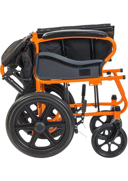 Golfi Refakatçili Tekerlekli Sandalye | Katlanabilir Transfer Tipi Kompakt Tasarım G105 modelleri