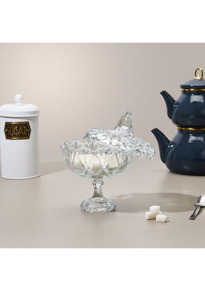 In Love Orchid Candy Ayaklı Şekerlik - Şeffaf