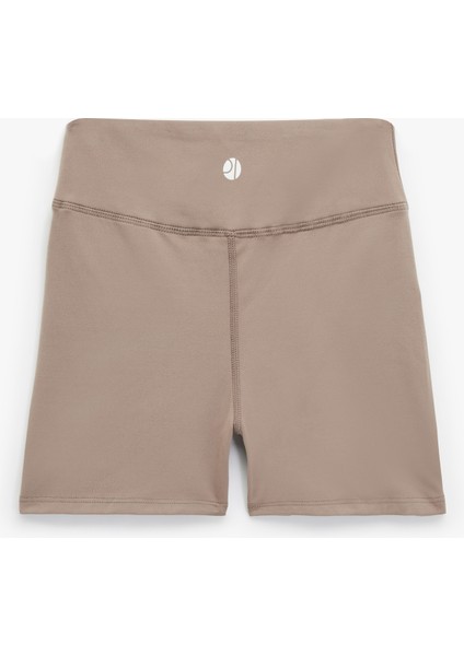 Dikiş Detaylı Yüksek Bel Biker Spor Tayt fiyatları