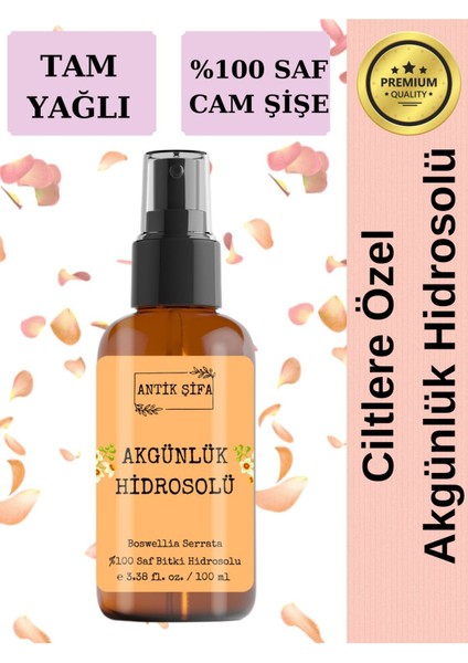 Akgünlük Suyu (100ML) - Doğal Ak Günlük, Sığla Hidrosolü