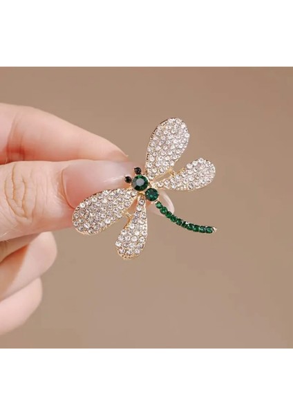 Yeşil Taşlı Vintage Yusufcuk Broş fırsatları