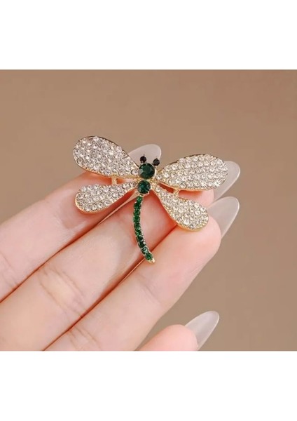 Yeşil Taşlı Vintage Yusufcuk Broş indirimleri