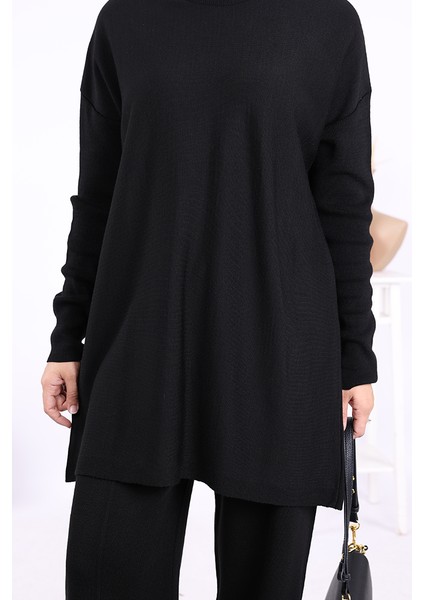 Triko Tunik Pantolon Takım 17035 Siyah indirimleri