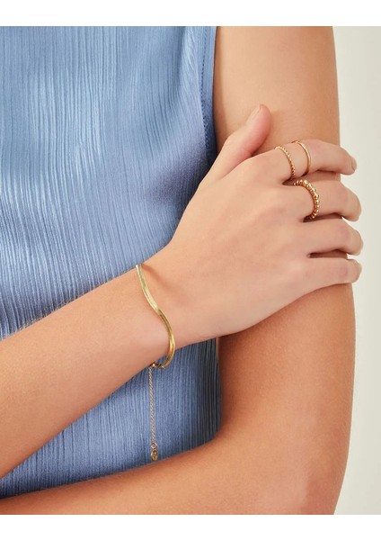Z Omega Bileklik Altın Kaplama
