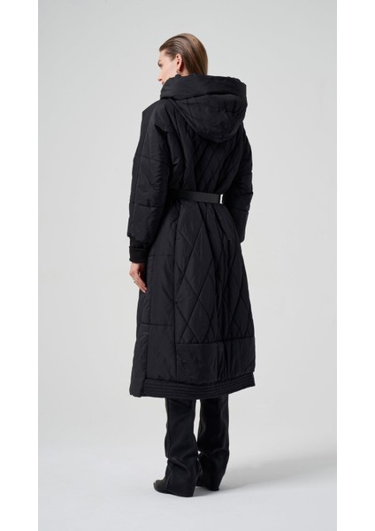 Kapitone Uzun Şişme Mont indirimleri