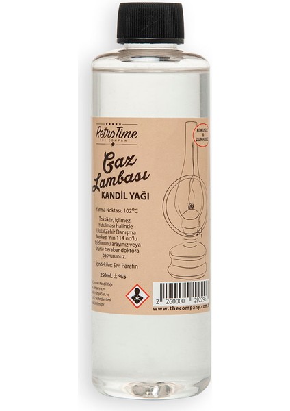 Time Gaz Lambası/kandil Yağı - 250 Ml/asorti