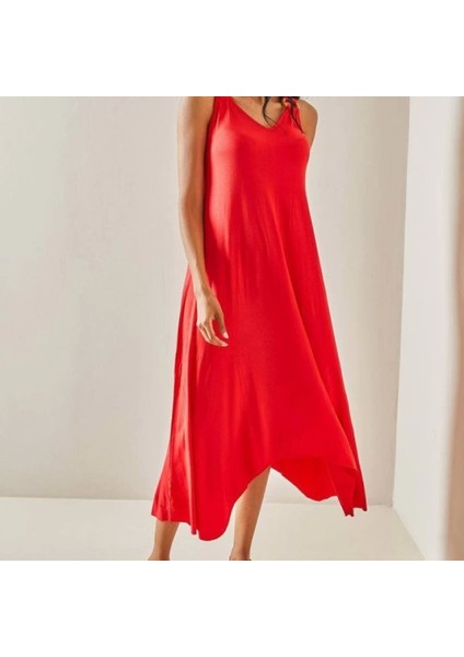 Mdb Kadın Omuz Askılı Toka Detay Axi Boy Elbise fiyatları