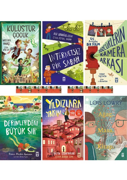 Külüstür Çocuk, Internetsiz Bir Sabah, Yıldızlara Yakın, Sözcüklerin Kamera (6kitap) 4.5.6.snf