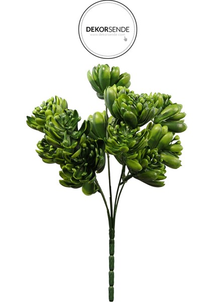 Yapay Sukulent Demeti Koyu Yeşil 30 cm fiyatları