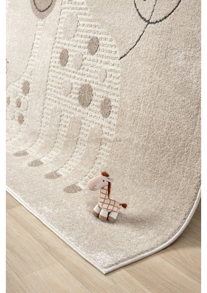 Yumuşak Dokuma Halı Zürafa Figürlü Leke Tutmaz Bebek Odası Çocuk Odası Genç Odası Halısı Zürafa indirimleri