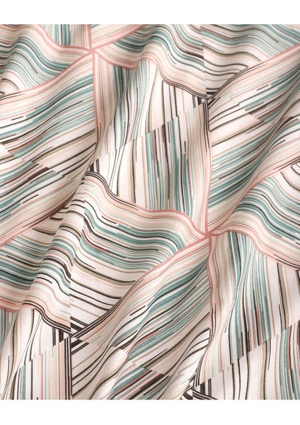 Geometrik Çift Kişilik Lastikli Çarşaf Nevresim Takım fırsatları