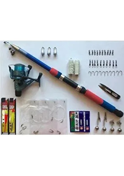 50 Parça Olta Seti 2.7 Metre Kamış 40LIK Makine