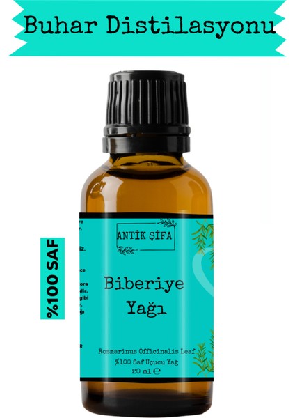 Biberiye Yağı (20 Ml)- %100 Saf Seyreltilmemiş Doğal Biberiye Uçucu Yağı