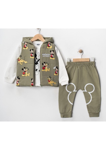 Erkek Bebek 3’lü – Yelek, Sweatshirt & Alt Takım 07173Y modelleri