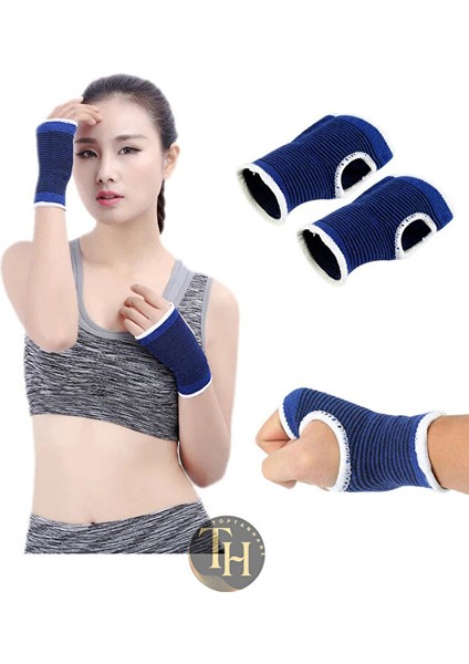 Sporcu El Bileklik Koruyucu Ağrı Bandaj Destekli Elastik Medikal Statik El Bilek Ateli