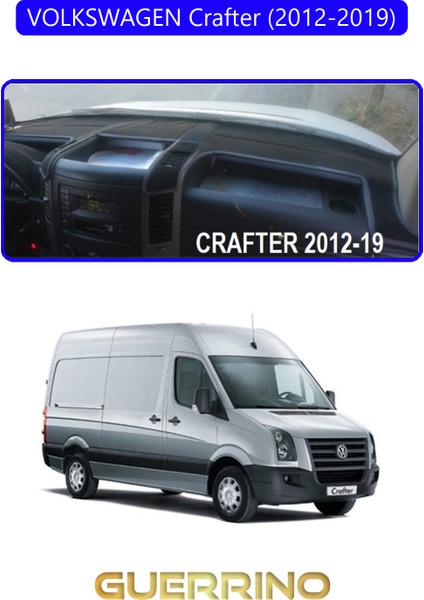 Volkswagen Crafter (2012-2019)TORPİDO Koruma Halısı Mavi Kenar
