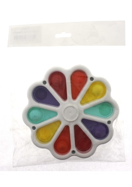 Pop It Eğitici Çark Ingilizce Sayılar ve Şekiller