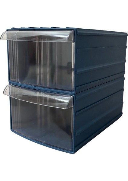Plastik Çekmeceli Kutu 2 Çekmeceli 760-M modelleri