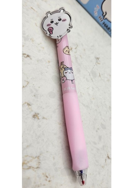 Sanrio Kawaii Sevimli Figürlü Silinebilir Tükenmez Kalem Mavi Mürekkep Silinebilir Hediyelik 1 Adet modelleri