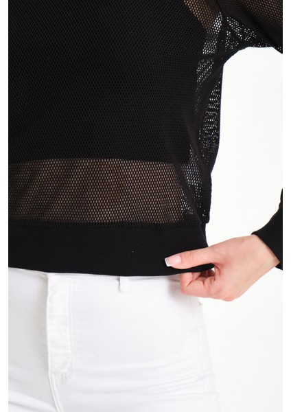 Uzun Kol V Yaka File Bluz