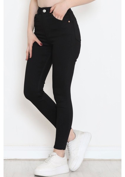 Dar Paça Solmayan Pantolon Siyah1 - 1824.1431. modelleri