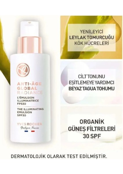 Leke Karşıtı 30 Spf Emülsiyon Krem - Anti-Age Global 50 ml fiyatları