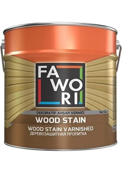 Wood Stain Vernikli Ahşap Koruyucu