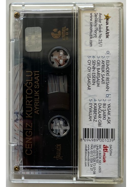 Cengiz Kurtoğlu Ayrılık Saati Kaset (Orijnal Dönem Baskı Kaset) fiyatları
